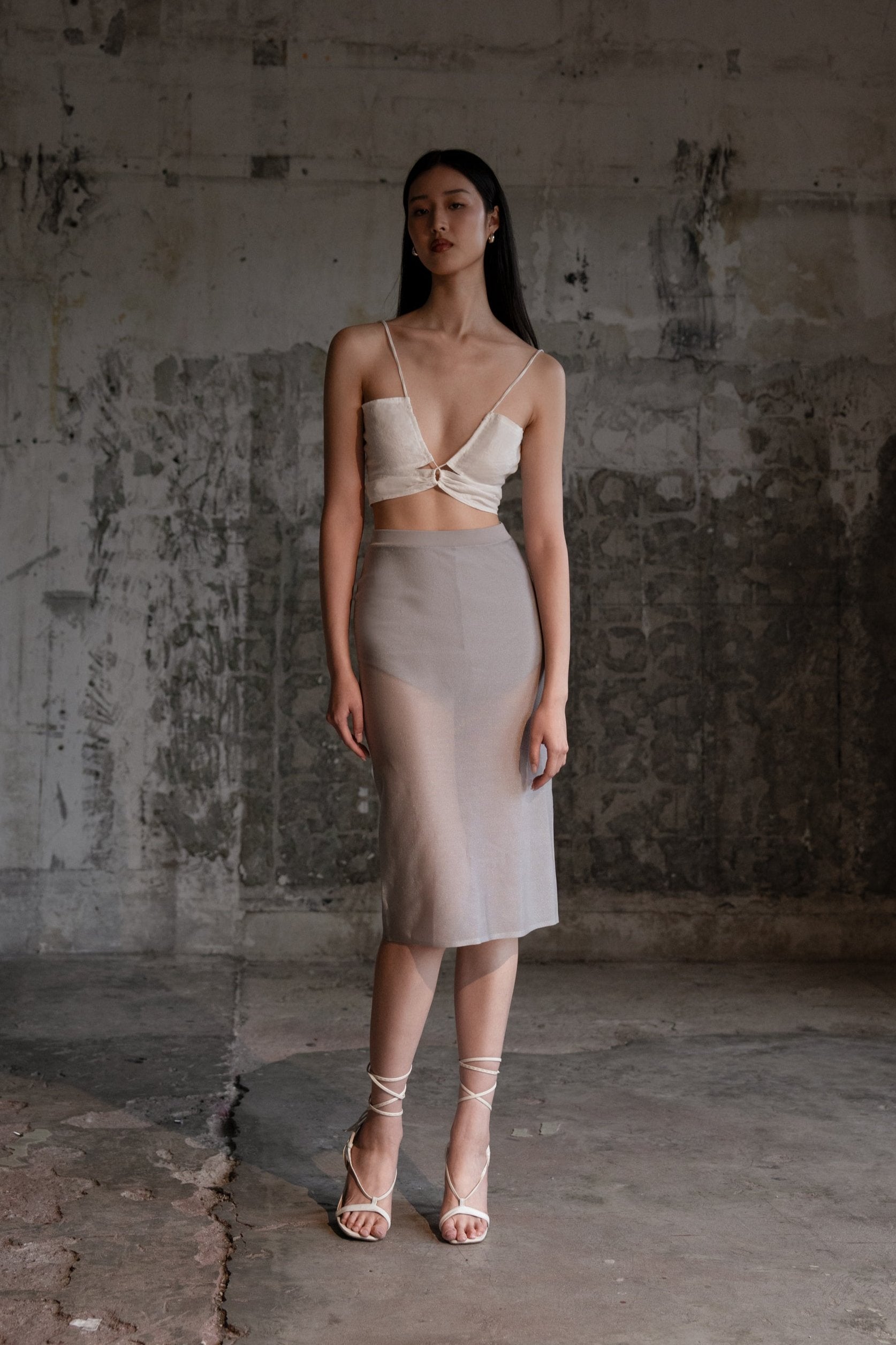 PARIS 30°  - 004 Double-layer Sheer Skirt