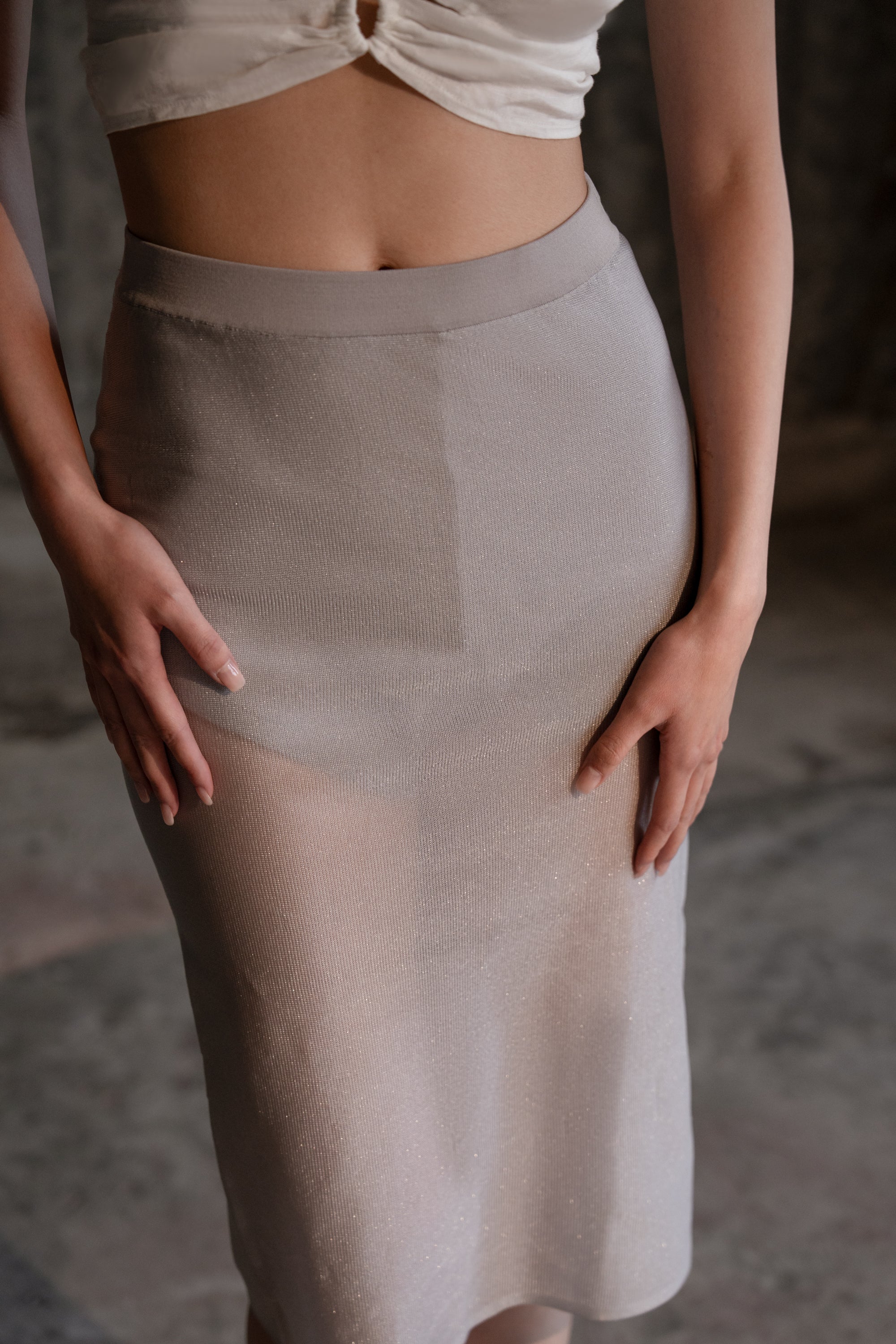 PARIS 30°  - 004 Double-layer Sheer Skirt